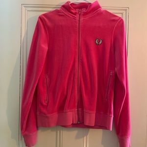 Fred Perry velour zip up